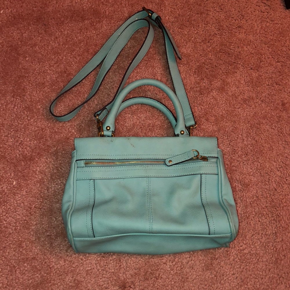 Teal small handbag